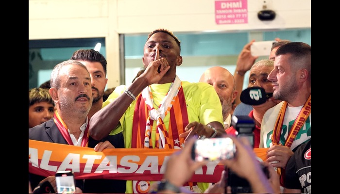 Osimhen's arrival at Galatasaray sparks surge in social media following