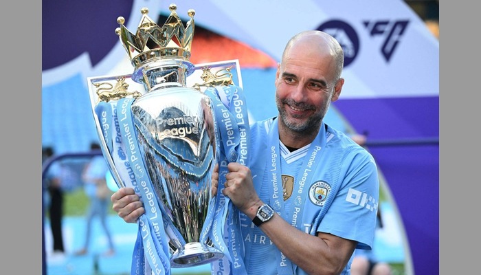 Guardiola welcomes start of Man City's 115 Premier League charges hearing