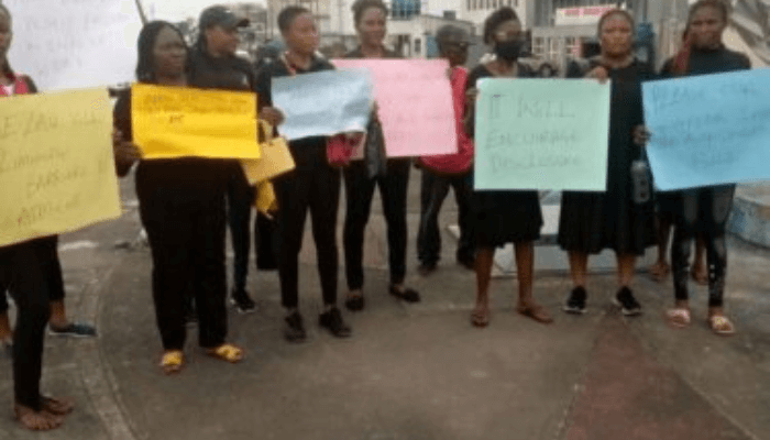 Protest against discrimination