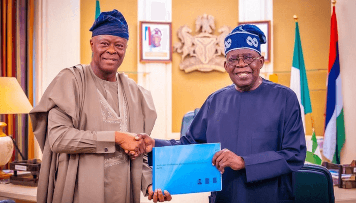 Wale Edun and Bola Ahmed Tinubu