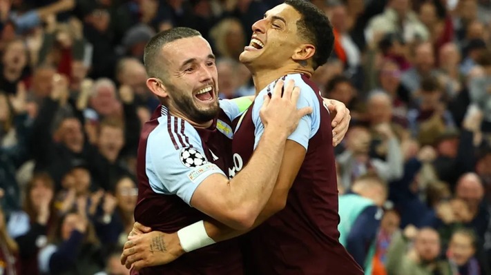 Aston Villa defeat Bologna to top Champions League group