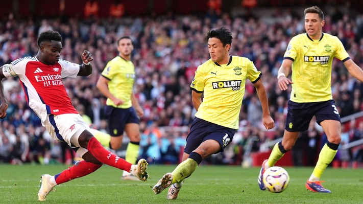 Saka inspires Arsenal comeback win over Southampton