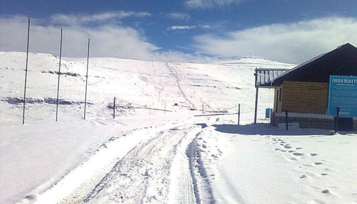 Lesotho snow fall