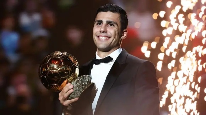 Rodri beats Vinicius Jr to win 2024 Ballon d'Or award