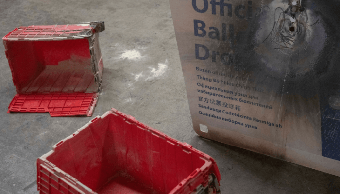 US ballot boxes