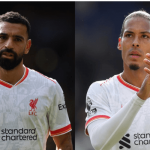 Virgil van Dijk and Mo Salah