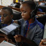 Visually-impaired pupils