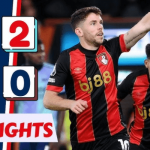 10-man Arsenal suffer 2-0 defeat away at Bournemouth