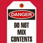 Dangerous products not to mix