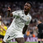 UCL: Vinicius hat-trick fires Real Madrid to 5-2 comeback win over Dortmund