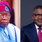 Bola Tinubu and Aliko Dangote