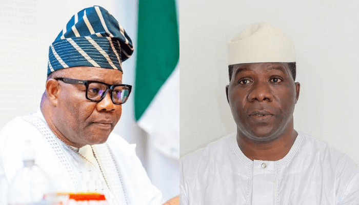 Godswill Akpabio and Opeyemi Bamidele