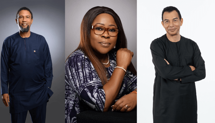 Karl Teriola, Esther Akinnukawe and Paul Norman