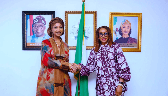 Lola Ade-John and Hannatu Musawa