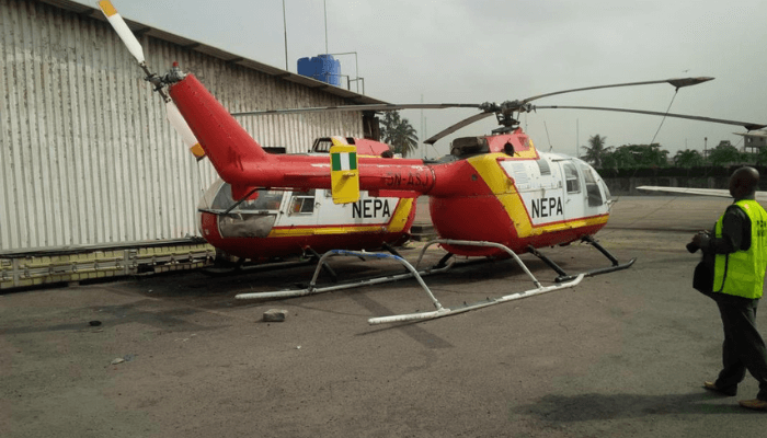 NEPA abandoned helicopters