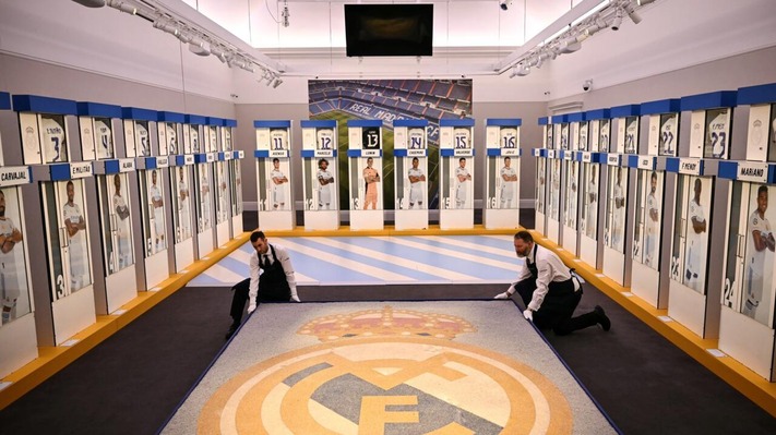 Real Madrid's iconic lockers up for auction in London