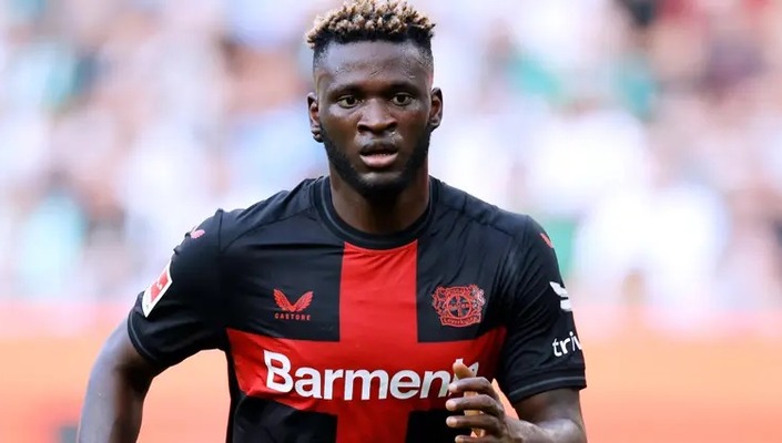 Nigerian striker Victor Boniface on Man United's Radar