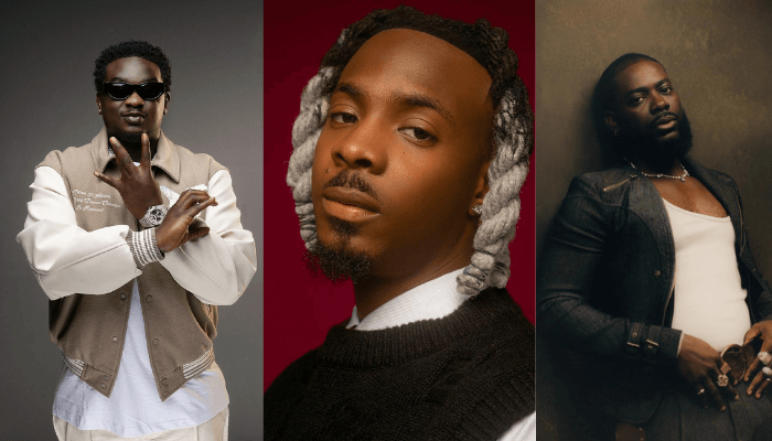 Adekunle Gold, Wande Coal and Young Jonn