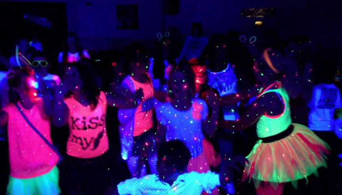 Black light party