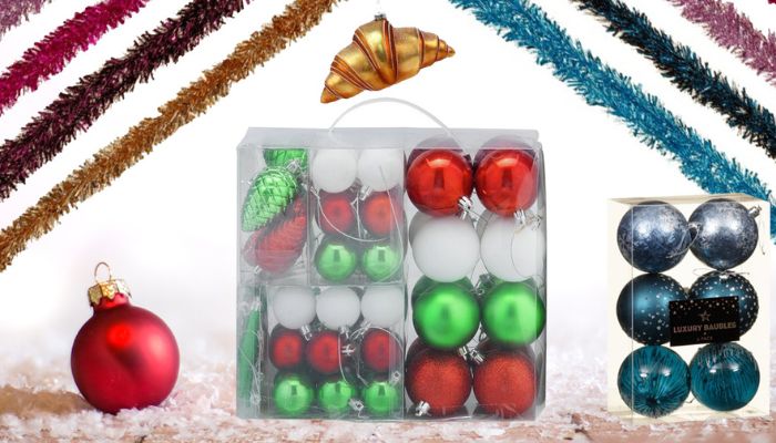 Buy decorations at discount stores