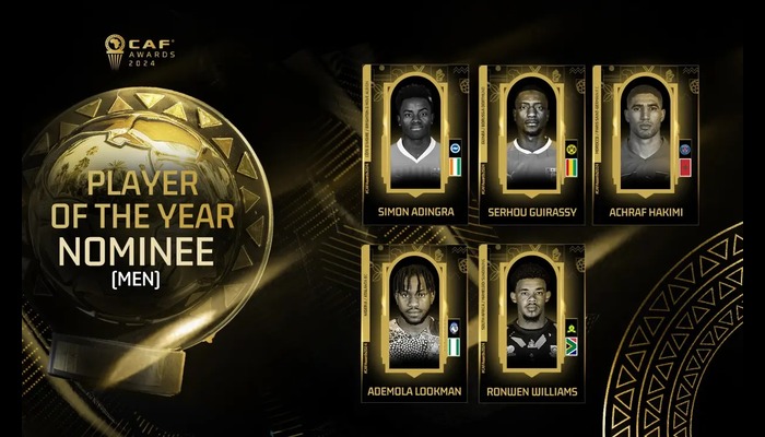 Meet the final five nominees for 2024 CAF Men's Player Awards