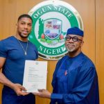 Governor Abiodun to build Anthony Joshua indoor boxing arena in Abeokuta