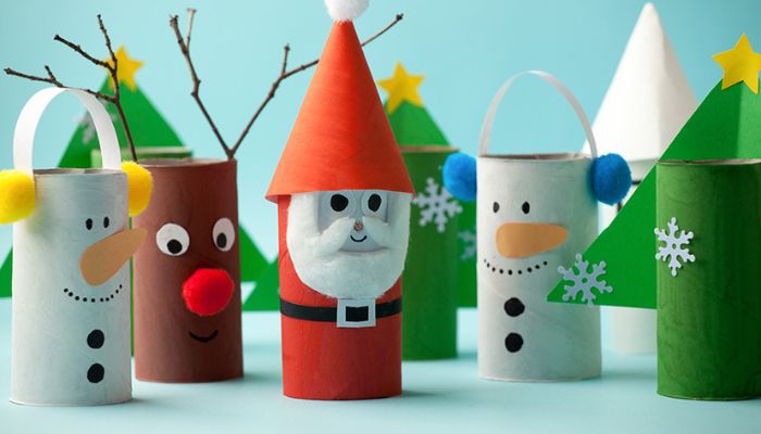 Get creative with tinsel and ribbons