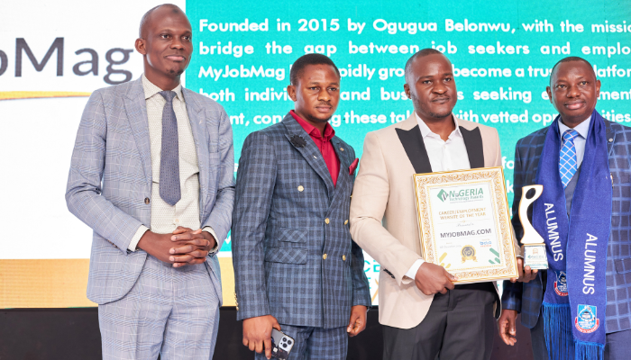 MyJobMag Limited wins career/employment website of the year in 2024