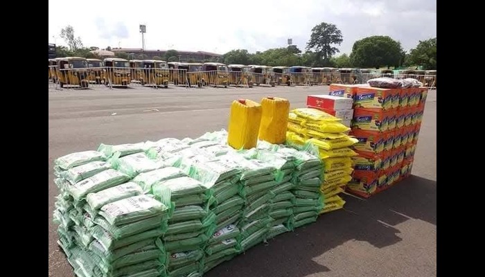 Osimhen spreads Christmas joy in Lagos with food and tricycles donations