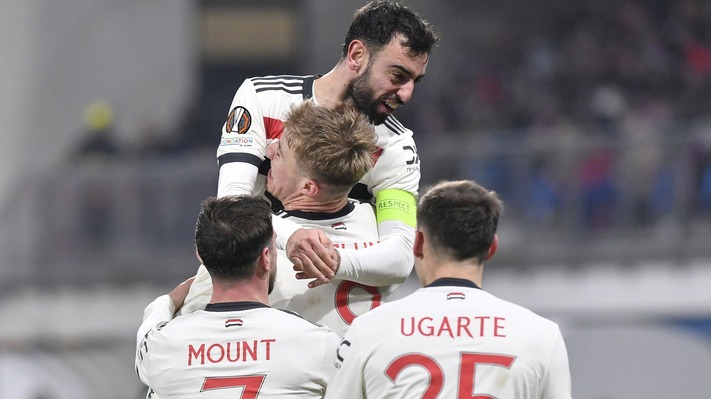 Europa League: Højlund brace seals Man United comeback over Viktoria Plzen