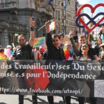 Belgium sex workers protesting