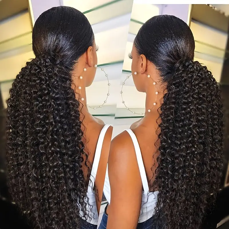 Ponytail with extensions