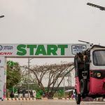 Sekinat Taiwo Guinness world record holder with qoray tricycle