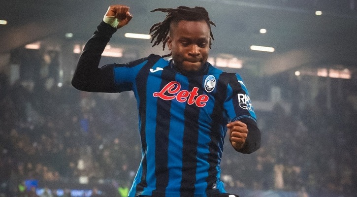 Champions League: Ademola Lookman shines as Atalanta crush Sturm Graz 5-0