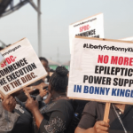 Bonny protests