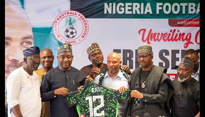 NFF officially unveils Eric Chelle as Super Eagles coach