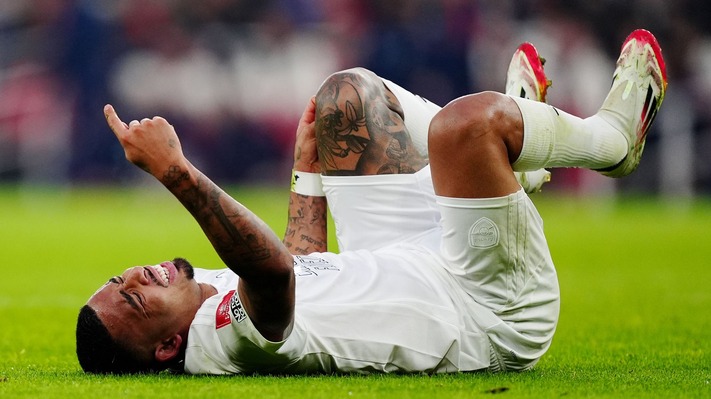 Arsenal confirm Gabriel Jesus out with ACL injury