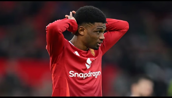 Blow for Man United as Amad Diallo to miss rest of season