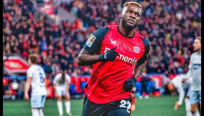 Victor Boniface scores as Leverkusen beat Hoffenheim 3-1