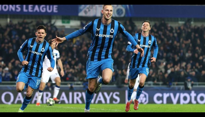 Champions League: Club Brugge stun Atalanta 2-1 to boost last 16 hopes