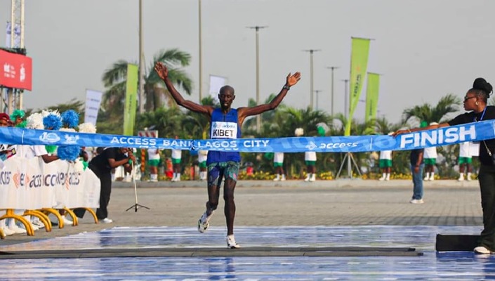 Kenya’s Edwin Kibet wins $50,000 prize money at Access Bank Lagos Marathon