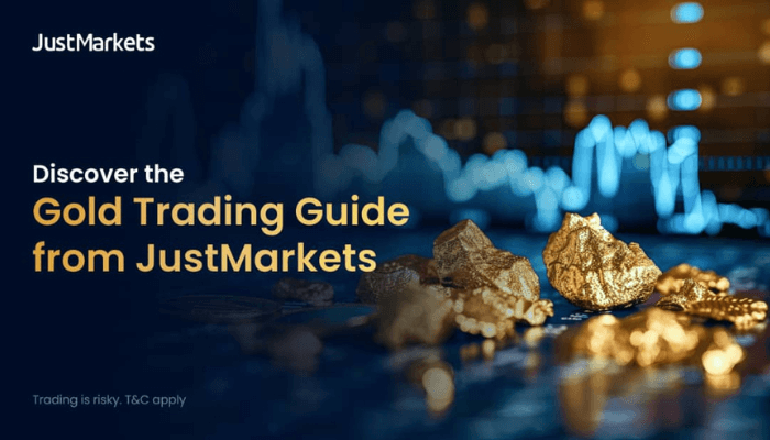 JustMarkets Gold trading