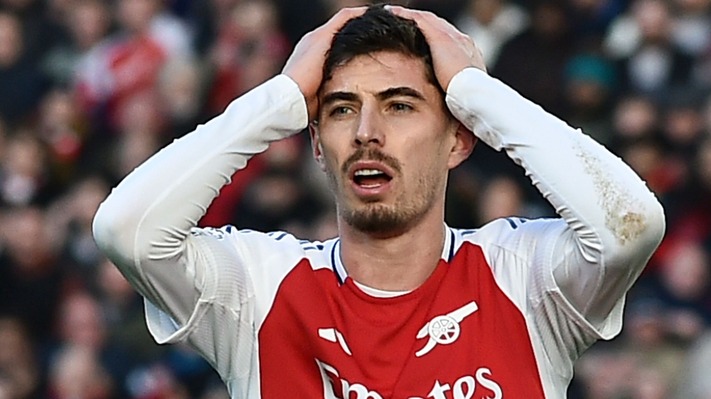 Blow for Arsenal as Havertz faces season-ending injury scare