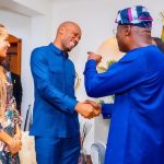 Governor Babajide Sanwo-Olu hosts Chelsea legend Didier Drogba