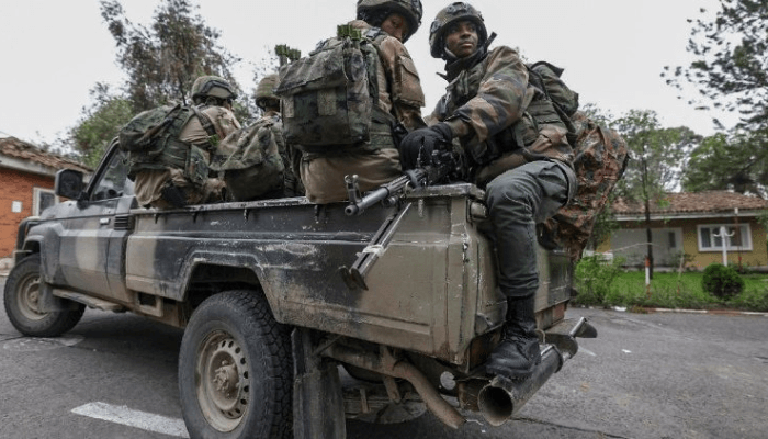 M23 rebels in DRC