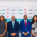 L-R, Newraj Burton, Reginal Sales Director, ICPS; Martina Kumadey, Reginal Strategic Account Lead, CR2; Ajibade Laolu-Adewale, Chairman, CeBIH/Chief Partnership Officer, Wema Bank Plc; Amb. Afolabi Oke, MD/CEO Global Infoswift Consulting Limited; Amb. Lavina Rao, Artificial Intelligence Expert; Charles Ighalo, Territorial Sales Manager, West Africa CR2, at the Press Briefing for the CeBIH x Global Infoswift AI Summit in Lagos recently…