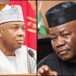 Bukola Saraki and Godswill Akpabio