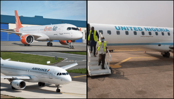 Ibom Air, United Nigeria and Air France