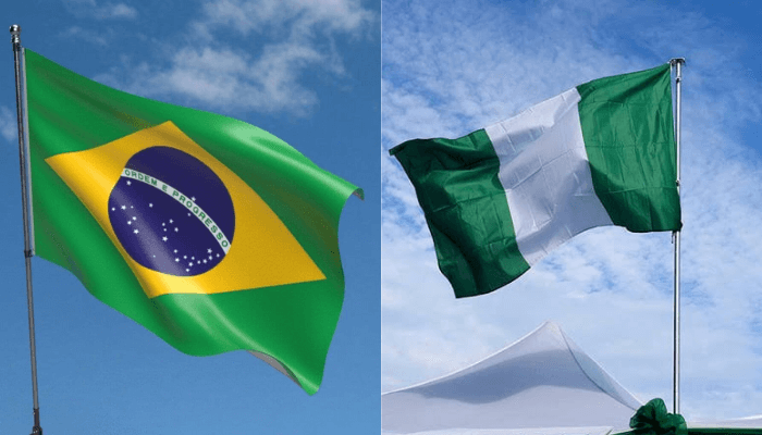 Nigeria and Brazil