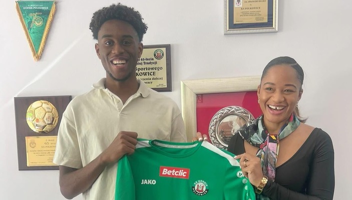 Nwankwo Kanu’s Son, Sean Kanu, signs for Polish Club Górnik Polkowice